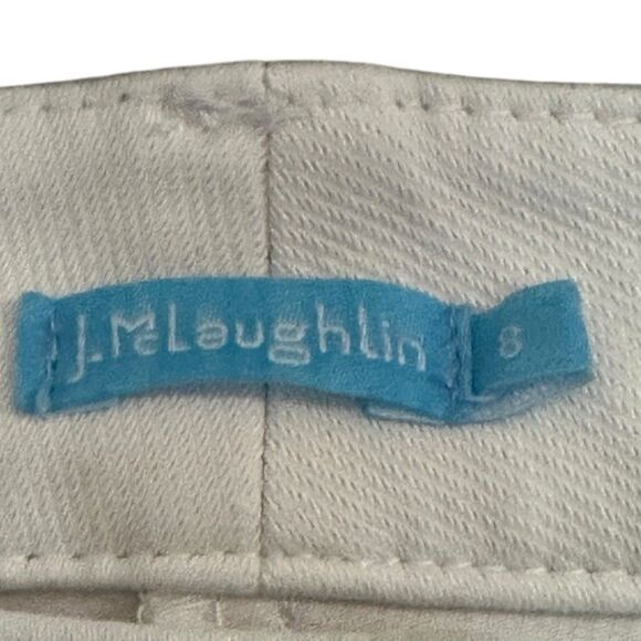 J McLaughlin White Classic Skinny Jeans Size 8 - Picture 10 of 10
